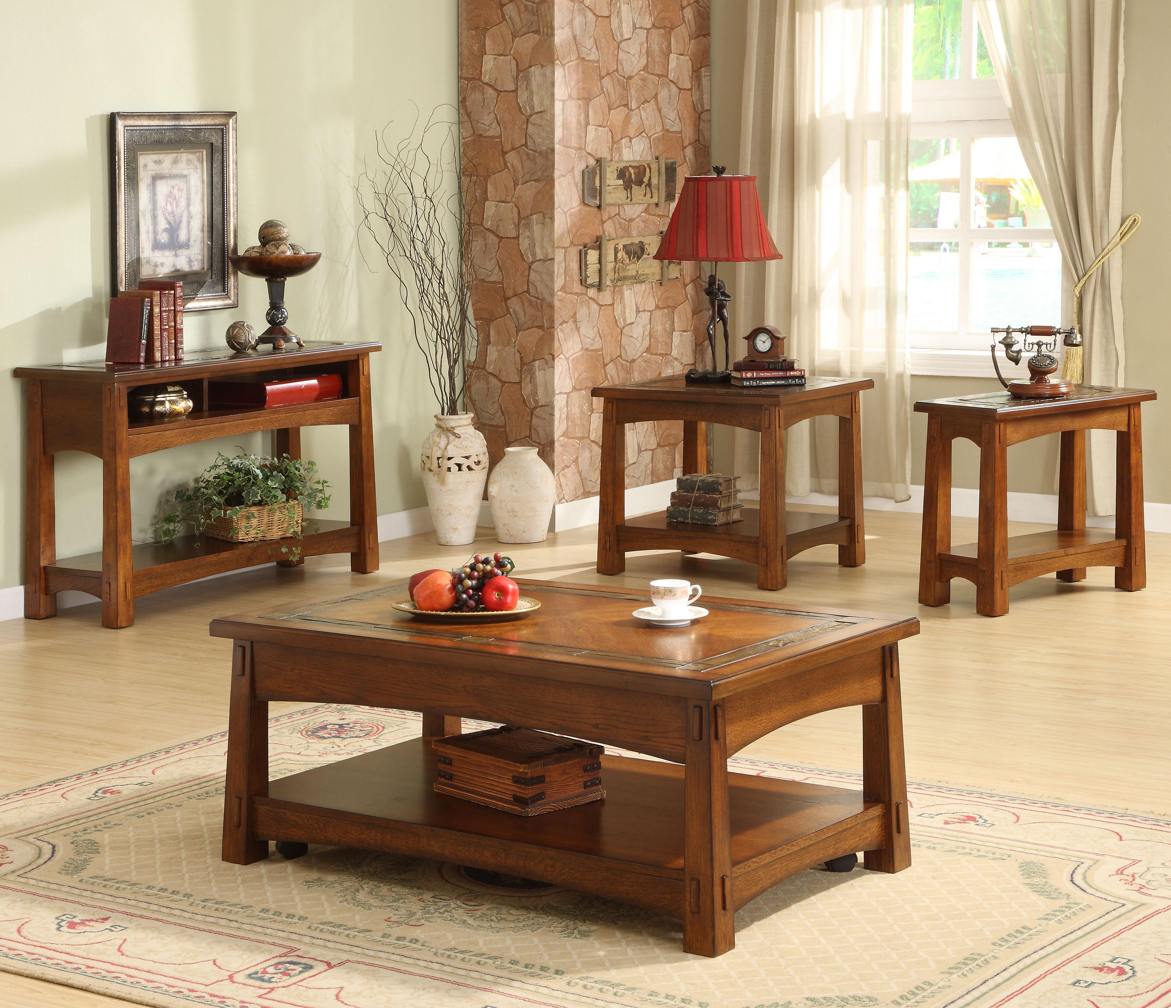 Riverside Furniture Craftsman Home 2903 Lift Top Coffee Table with